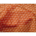 thumbnail image 4 of oneOone Tissu Tabby en Soie Orange Chevron Bandhani Fournitures de Quilting Tissu de Couture Imprimé au Mètre 42 Pouces de Large, 4 of 4