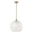 thumbnail image 2 of Innovations Lighting - White Mouchette - 1 Light Stem Hung Pendant In Modern, 2 of 7