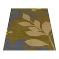 thumbnail image 4 of Rugsotic Carpets Hand Tufted Wool Eco-Friendly 3'x5' Area Rugs Rectangle Green Floral Modern High Pile Thick Handmade Anti Skid Indoor Rug for Living Room, Bedroom K00719, 4 of 6
