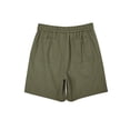 thumbnail image 6 of Iceglad Mens Cotton Linen Shorts Stretch Summer Beach Shorts Casual Drawstring 7inch Inseam Shorts, 6 of 8