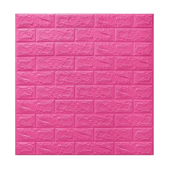 COM1950s Brick Pattern Wall Sticker -Collision Self-Adhesive Wallpaper Foam Waterpaper