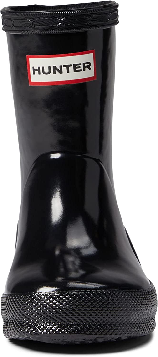Hunter Toddlers Original First Classic Gloss Rain Boots, Black,5 M US