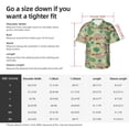 thumbnail image 3 of Sloth Men'S 3d Print Casual Button Down Shirts, Novelty Hawaiian Short Sleeves 2xl, 3 of 8