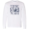 thumbnail image 2 of UGP Campus Apparel Straight Outta Los Angeles - LA Football Pride Long Sleeve T Shirt - 3X-Large - White, 2 of 6