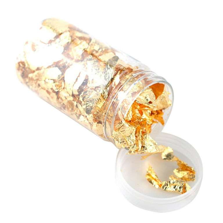  PATIKIL Gold Flakes, 10g Gold Resin Foil Metallic Nail Flakes  Imitation Gold Leaf for Craft Painting Jewelry Making Resin, Golden : Arts,  Crafts & Sewing