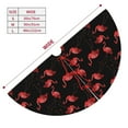 thumbnail image 3 of Yiaed Flamingo Print Christmas Tree Skirt , Tree SkirtsTree Mat for Christmas Winter Holiday Indoor Decorations-30", 3 of 7