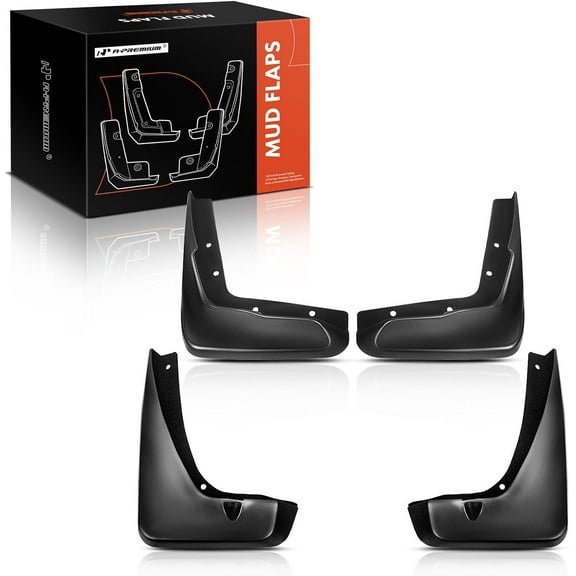 A-Premium Splash Guards Mud Flaps Mudflaps Compatible with Chrysler 300 2013-2016 Sedan Front and Rear Wheels 4-PC Set