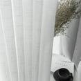 thumbnail image 4 of Modern cotton linen curtains semi shading  tulle plain balcony Cross texture curtain living room tulle Custom size Decorative (Light grey,1 pcs W400xH240cm,1.Hook top), 4 of 6