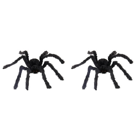 

MOVAWAKY 1pc Spiderr Decorations Decorations Webworm Outdoor Black Soft Hairy Scary Realistic Large Webworm Props For Home Yard Party Hand Statue Bed Frame Assembly Service Meditating Statue Fall