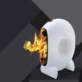 thumbnail image 4 of Binwennn Student Heater Desktop Heater Mini Heater Small Solar Heater Cool Apartment Stuff for Men Small Powerful Desk Top Small Oscillating Fan Circular Fan Cover Remote Control Window Fans Twin, 4 of 5