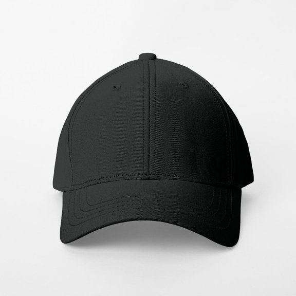 gcong Oversized Structured Baseball Cap For Big Head And High Profile Unisex Adjustable Dad Hat Black
