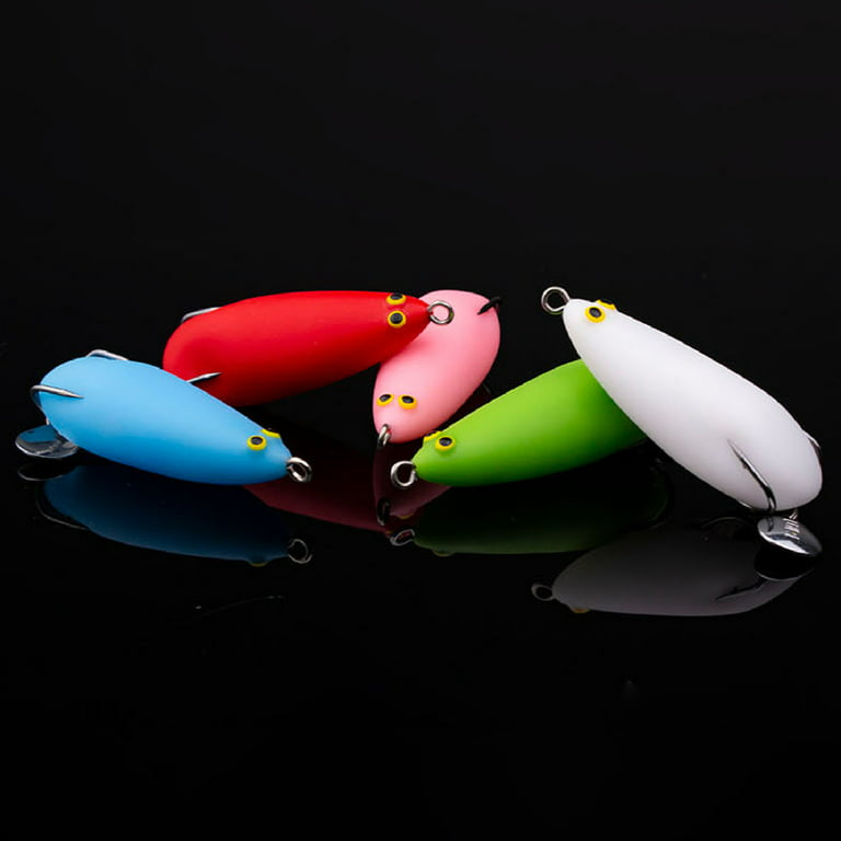 1Pcs 10g 6cm Fishing Bite Practical Portable Metal Frog Soft Silicone  Fishing Lures, 3D Eyes Thunder Frog Bait, Frog Baits for Bass, Freshwater