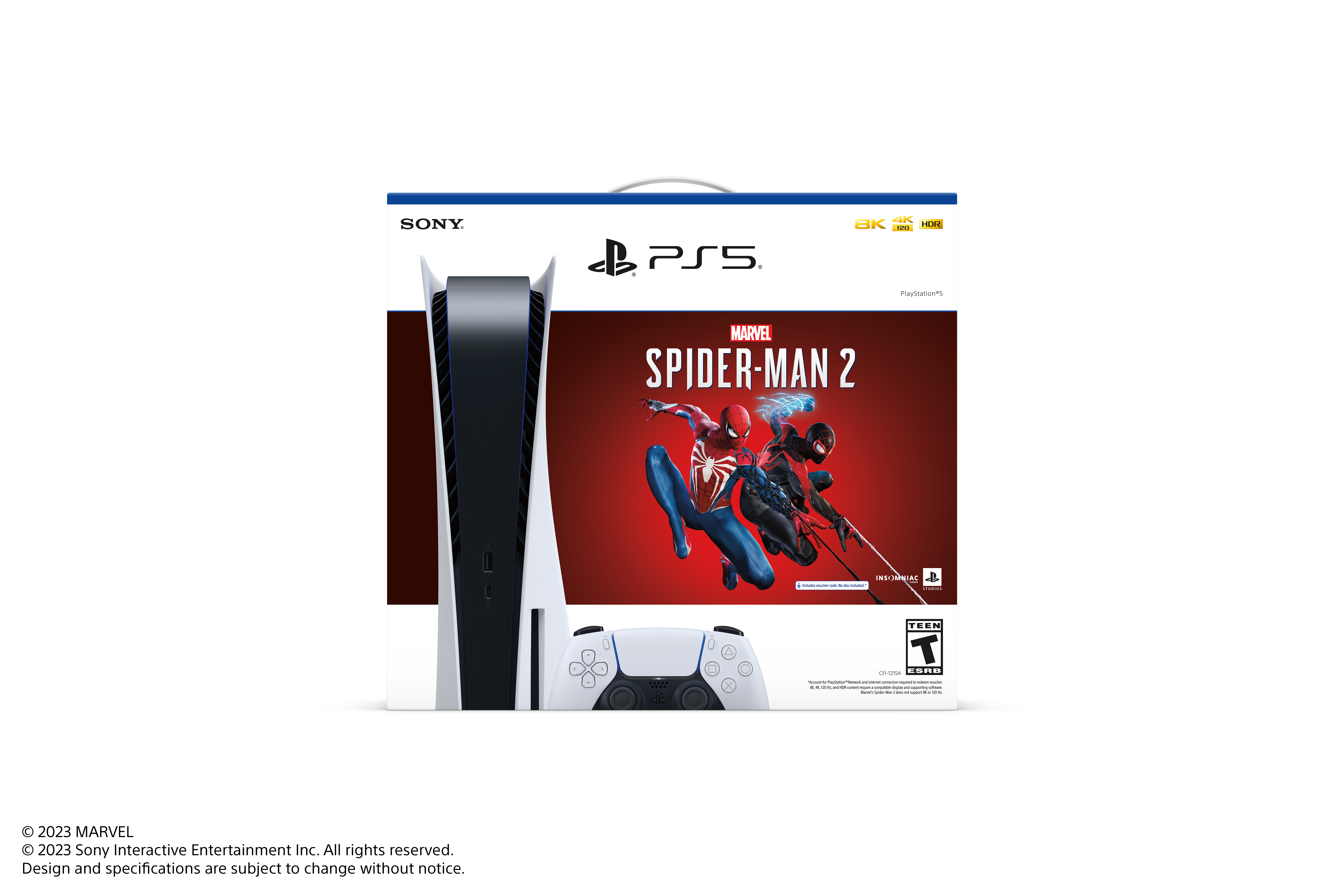 PlayStation 5 Disc Console - Marvel's Spider-Man 2 Bundle