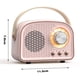 thumbnail image 2 of Altavoz Bluetooth retro, altavoz vintage inalámbrico, altavoz Bluetooth portátil inalámbrico para exteriores compatible con emparejamiento TWS/disco U/tarjeta TF/AUX para el hogar, viajes y exteriores, 2 of 6