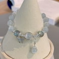 thumbnail image 2 of Women Cat Eye Moonlight Crystal Bracelet Temperament Versatile Jewelry Bracelet, 2 of 11