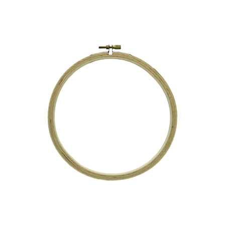 PA Essentials Wood Embroidery Hoop - Round, 6"
