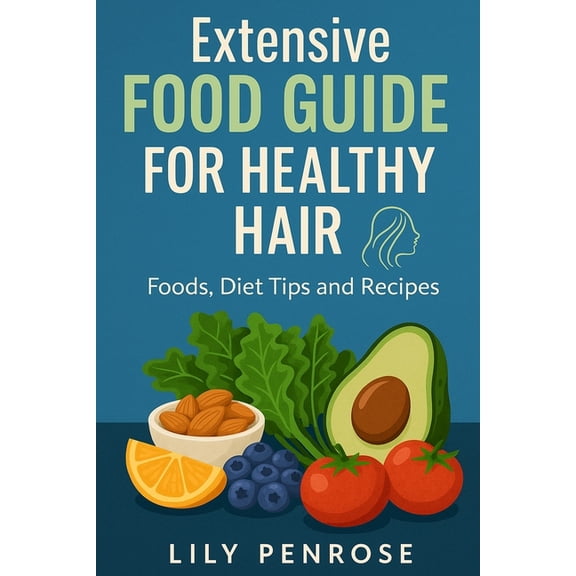 Extensive food guide for healthy hair: Foods, diet tips and recipes, (Paperback)