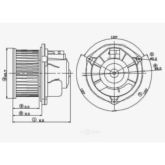 HVAC Blower Motor