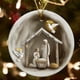 thumbnail image 5 of Adornos navideños, regalos navideños, adornos navideños redondos de acrílico para colgar en el belén de 8 cm, adornos navideños de acrílico transparente de colores, colgantes para puertas y ventanas d, 5 of 5
