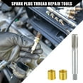 thumbnail image 2 of Unique Bargains 1 Set Outer Universal Spark Plug Thread Repair Tools with M12x1.25 Inserts and M14x1.25 Tap Upholstery, 2 of 6