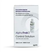 AlphaTRAK 3 Control Solution 3 Blood Glucose Meter 2 Count 4mL Bottles
