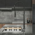 thumbnail image 5 of Nouvet Single Handle, Pull-Down Kitchen Faucet with Pot Filler in Gunmetal Grey, 5 of 11