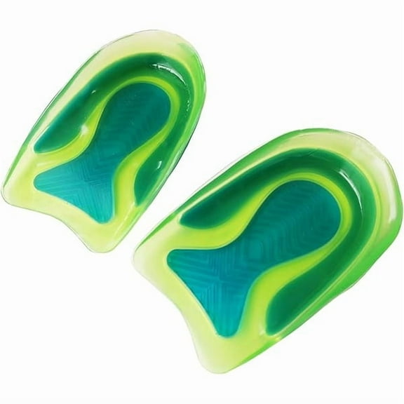 Kids Heel Cups for Heel Pain Sport Shock Absorbing Lightweight Gel Heel Inserts for Kid's with Sensitive Heels, Heel Spurs, Plantar Fasciitis, or Ankle Pain (1 Pairs Kid's Size 3-7 / Women 4-8)
