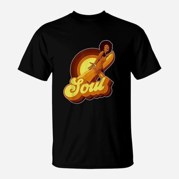 70s Afro Soul Retro TShirt