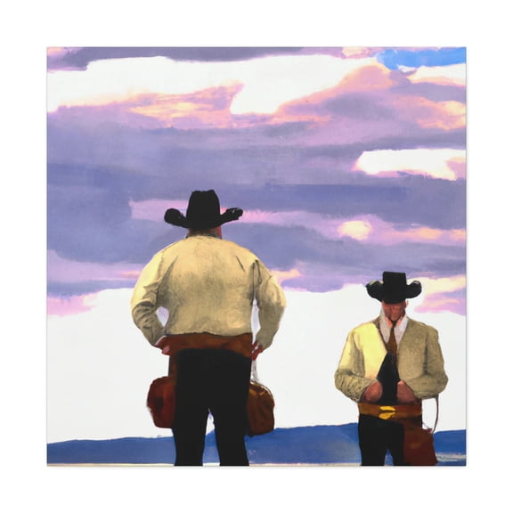 Saddlebags in Sepia - Canvas