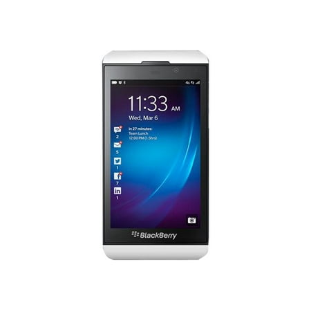 Unlocked Blackberry Phones BlackBerry Z10 - BlackBerry smartphone - 4G LTE - 16 GB - microSDHC slot - GSM - 4.2