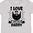 thumbnail image 4 of Inktastic I Love My Bearded Daddy for Fathers Day with Grunge Boys Toddler T-Shirt, 4 of 5