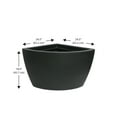 thumbnail image 3 of Algreen Hampton Corner Planter, Black, 3 of 6