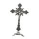 thumbnail image 5 of Crucifijo de pie de 10 pulgadas, estatua de Jesús en la cruz, crucifijo de metal con soporte para mesa Peltre antiguo, 5 of 9