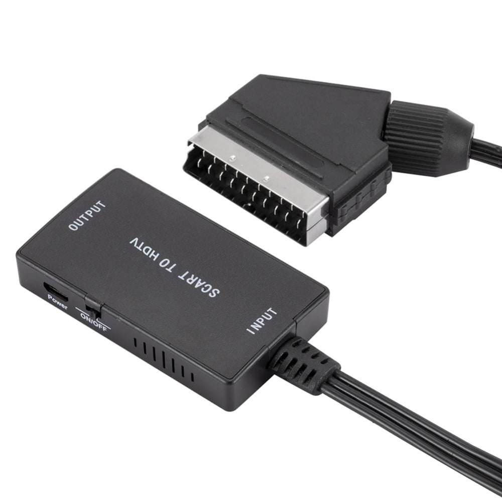 720P 1080P SCART To HDMI Converter, Video Audio Output Scaler Adapter Digital - Walmart.com