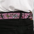 thumbnail image 4 of Buckle-Down Belt, Seatbelt Buckle Belt, Lucky Close Up Pink, 30 to 44 Inches, 4 of 9