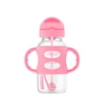 thumbnail image 1 of Botella con pajita para sorber Dr. Brown's Milestones, 270 ml, rosa, 6 m o más, 1 of 7
