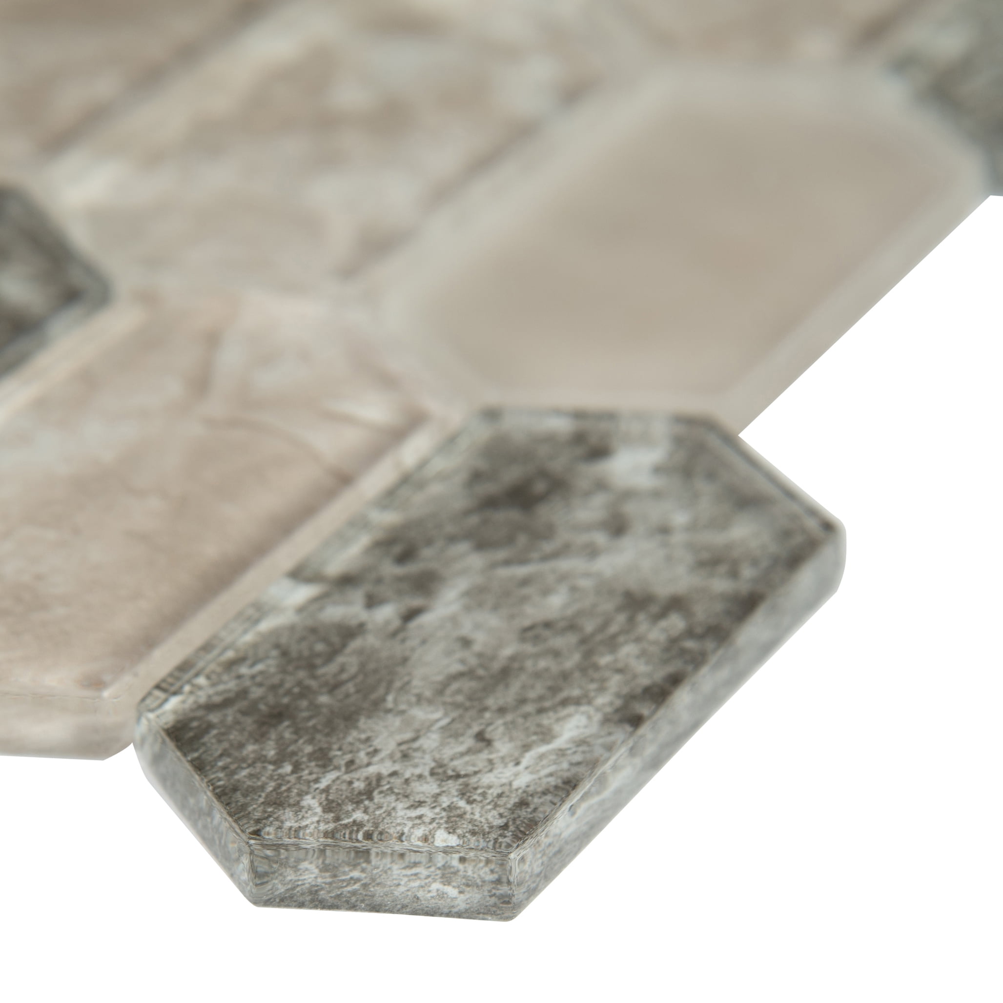 MSI Savoy Picket Pattern 12 in. x 12 in. x 8 mm Glass Mesh-Mounted Mosaic Tile (10 sq. ft. / case)
