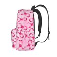 thumbnail image 3 of Disketp Breast Cancer Ribbons Awareness Mochila Escolar de Gran Capacidad y Peso Ligero, Mochila de Viaje Ideal para Escuela, Trabajo y Uso Diario, Cómoda y con Estilo, 3 of 8