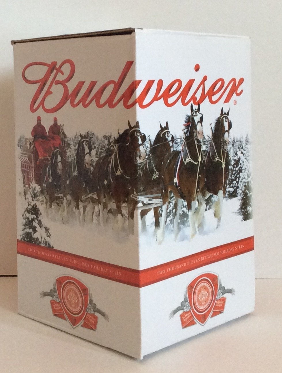 Budweiser 2011 Annual Holiday Plate 