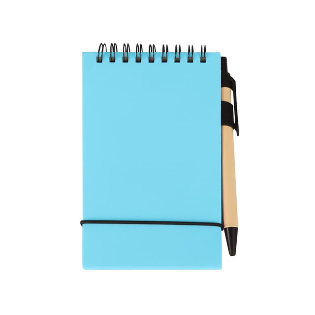 Mini Blank Pocket Notebook Small Spiral Notepad Portable Plain Writing Journal Thick Blank Paper Top Spiral Memo Pad With Pen Lightweight Home Office Daily Note Taking 3.62x5.83 inch 100 Pages
