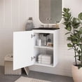 thumbnail image 2 of Modway Bryn 18" Wall-Mount Bathroom Vanity in White Black, 2 of 8