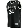 thumbnail image 2 of Men's Fanatics Cam Thomas Black Brooklyn Nets Big & Tall Fast Break Player Jersey - Icon Edition, 2 of 3