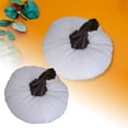 thumbnail image 3 of REK Elegant Pumpkin Sculpture Desktop Autumn Thanksgiving Tabletop Display Ornament, 3 of 7