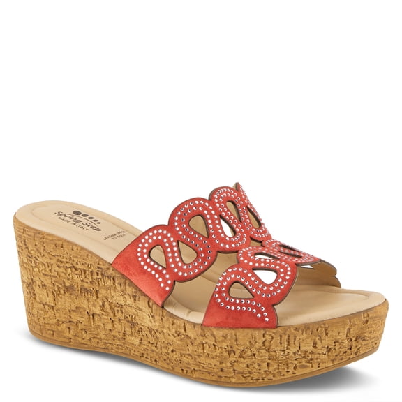 Spring Step Women's Mssteamy Slide Wedge Sandal