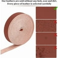 thumbnail image 6 of 2m Full Grain Genuine Leather Strap 12.5mm Wide Leather Strips 1.2mm Thick Flat Leather Cord Lychee Grain Threads Rope Strings for DIY Crafts Jewelry Making Jewelry Making Tooling Workshop, 6 of 9
