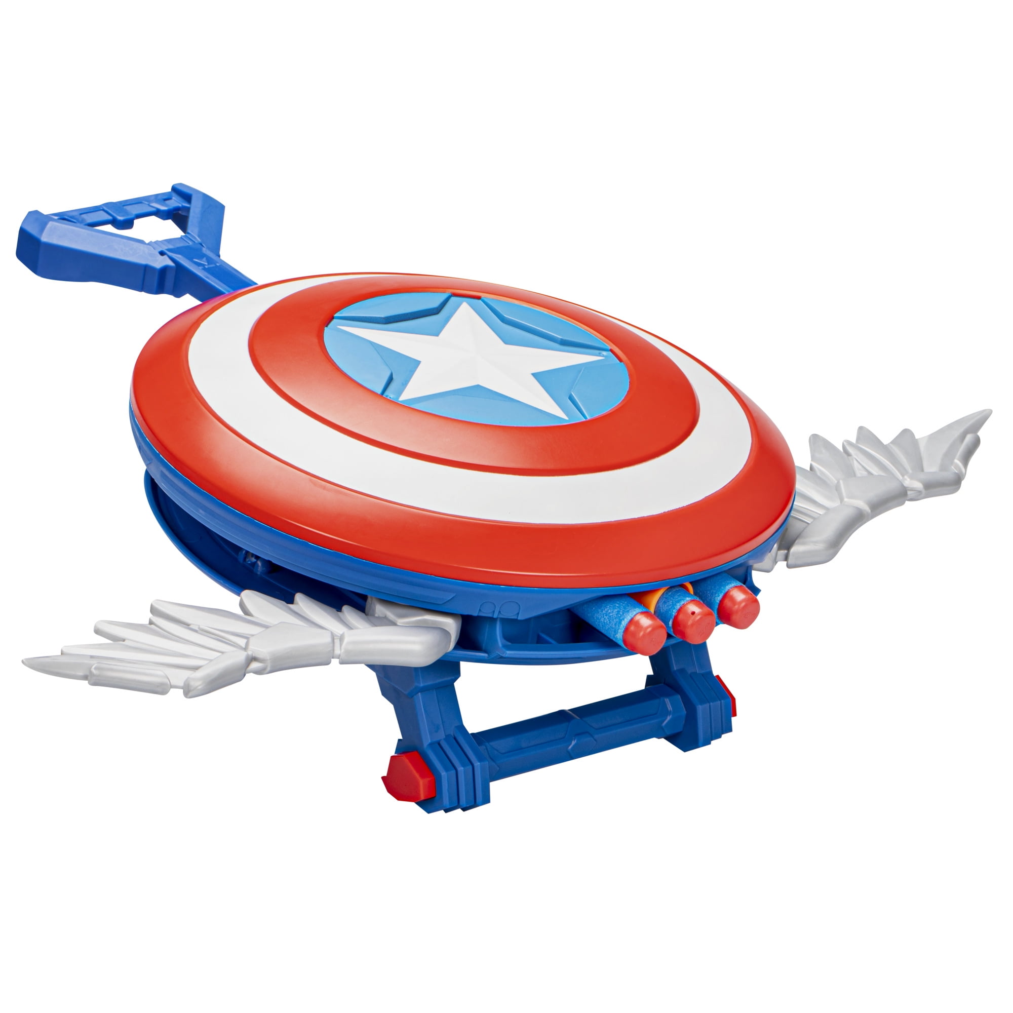 Marvel Mech Strike Captain America Redwing, Nerf Blaster with 3 - Walmart.com