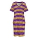 thumbnail image 3 of Vestido holgado con bolsillo para mujer vestido femenino a rayas de Baton Rouge Nueva York Nola Luisiana Los Ángeles California, 3 of 6