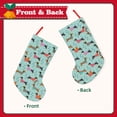 thumbnail image 2 of Lsque Christmas Dachshund Pattern 18 Inch Christmas Stockings, Festive Holiday Stocking for Christmas Decorations Holiday Decor, 2 of 7