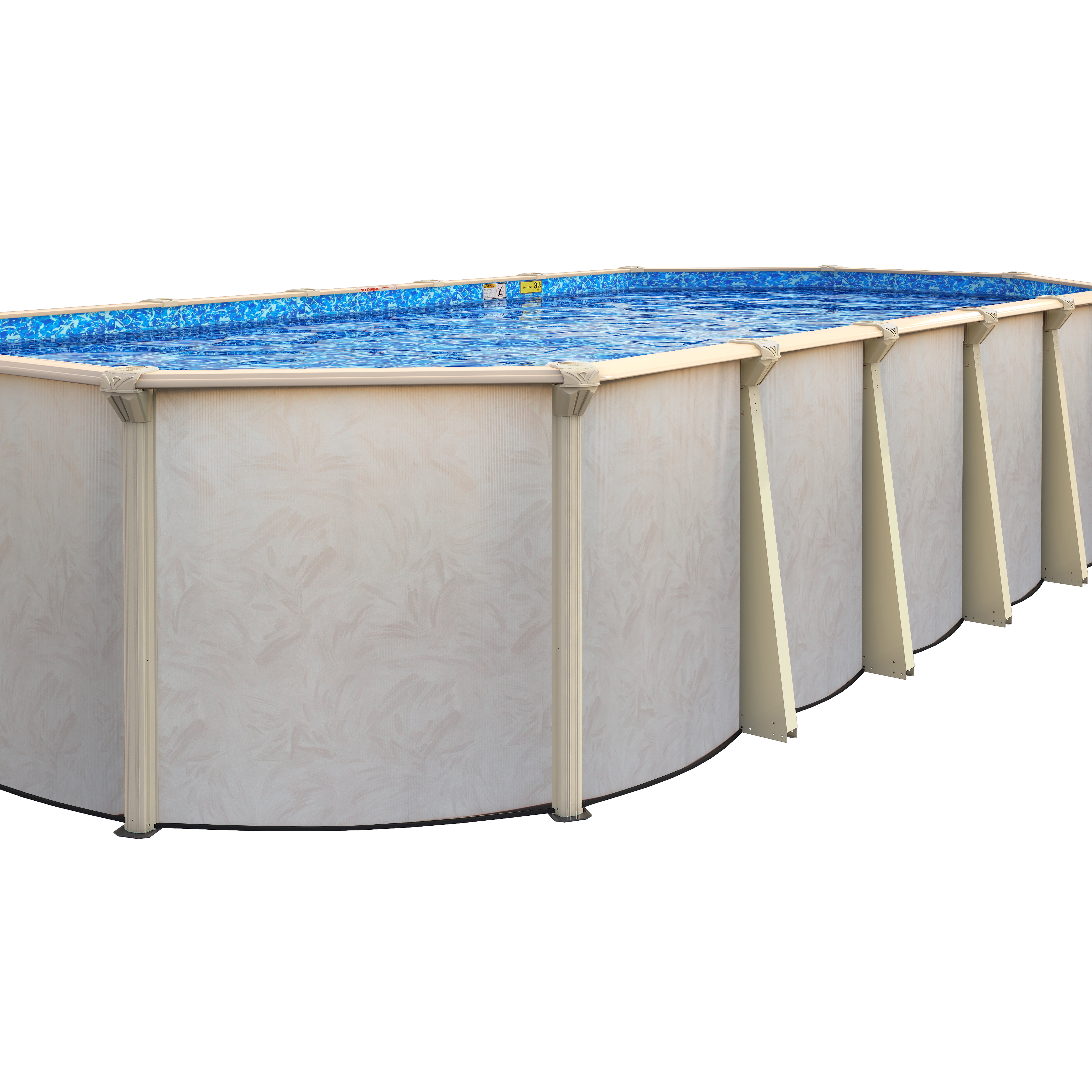 Embassy Pools Grand Haven Oval Above Ground Pool Package Com