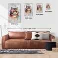 thumbnail image 5 of Watercolor Drip Exotic Shorthair Pop Art Colorful Portrait Artwork Vertical Matte Canvas Poster Cat Lover Kitten Owner Gifts Wall Art Home Decor - 01009, 5 of 5